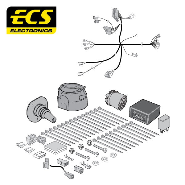 ECS 13 Pin Car Towbar Electrics Wiring Kit For Mazda CX-60 SUV 2022-Onwards