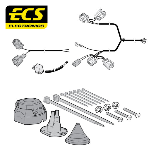 7 Pin Car Specific Wiring Harness For Nissan X-TRAIL SUV 2001 To 2007