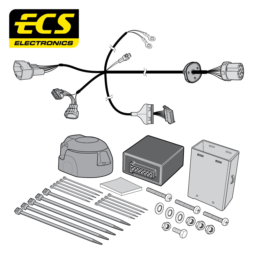 13 Pin Car Specific Wiring Harness For Mercedes X Class Pick Up 2017 To 2018