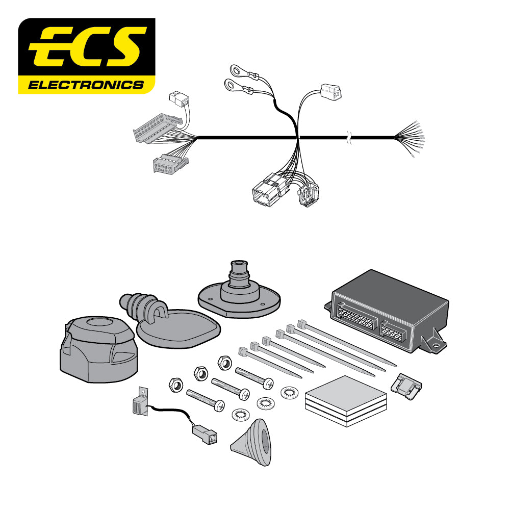 13 Pin Car Specific Wiring Harness For Nissan QASHQAI SUV 2019 To 2021