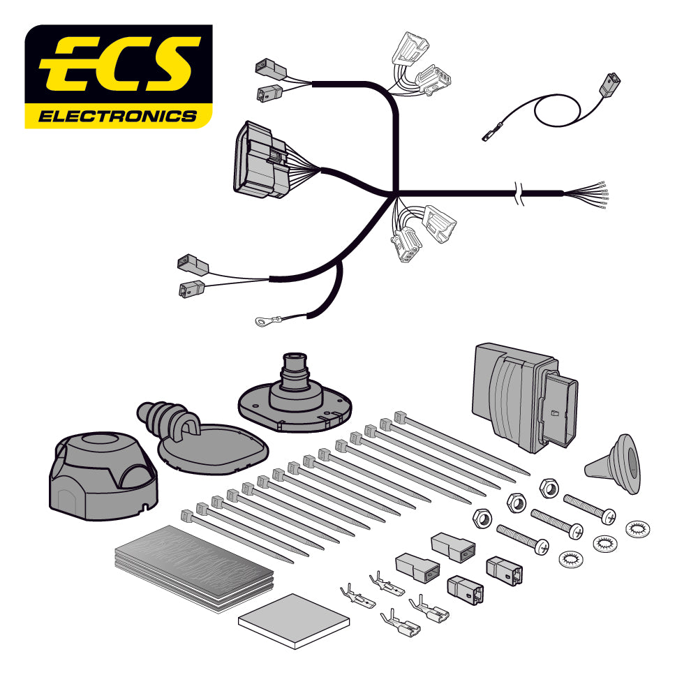 7 Pin Car Specific Wiring Harness For Nissan Juke SUV 2019 - Onward