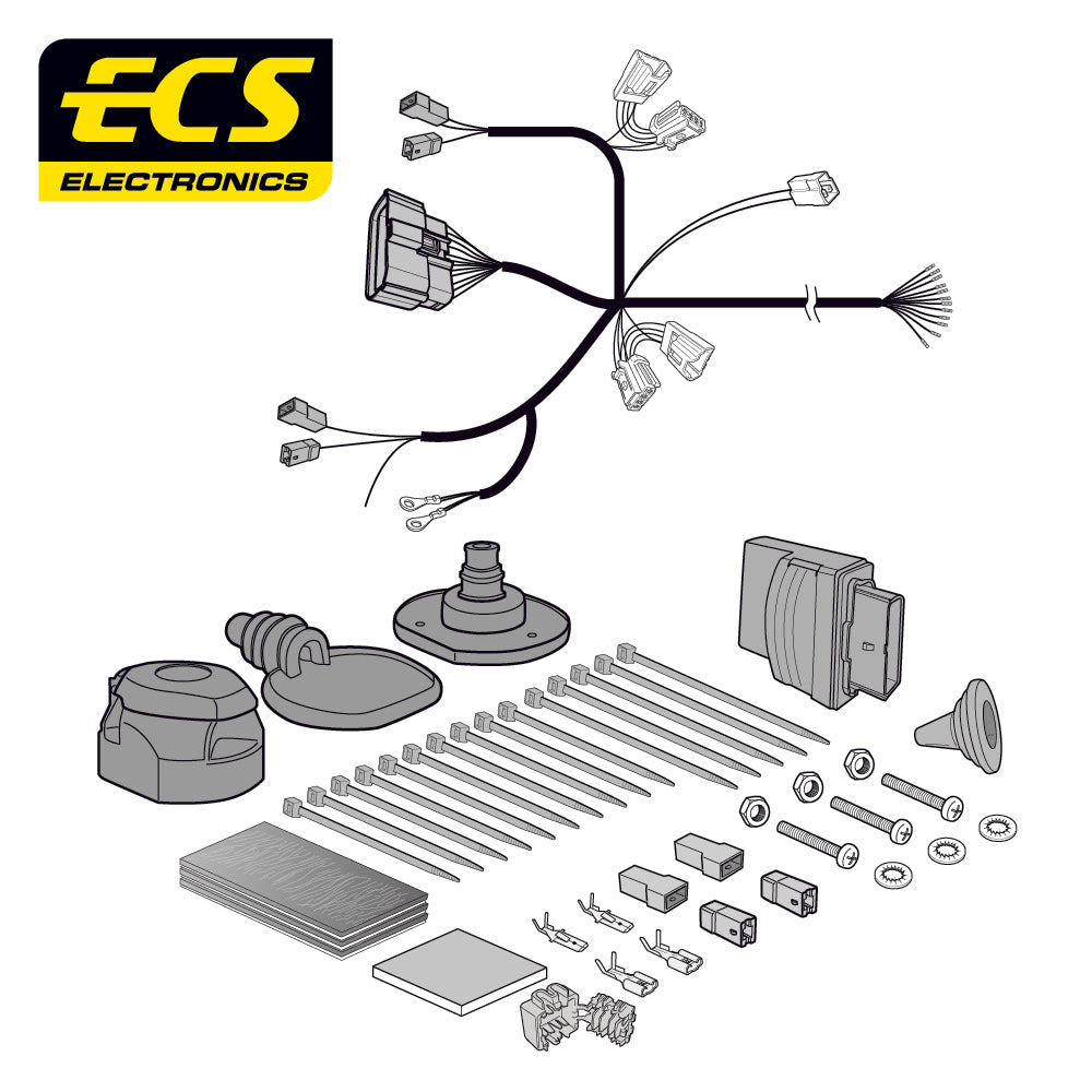 13 Pin Car Specific Wiring Harness For Nissan Juke SUV 2019 - Onwards