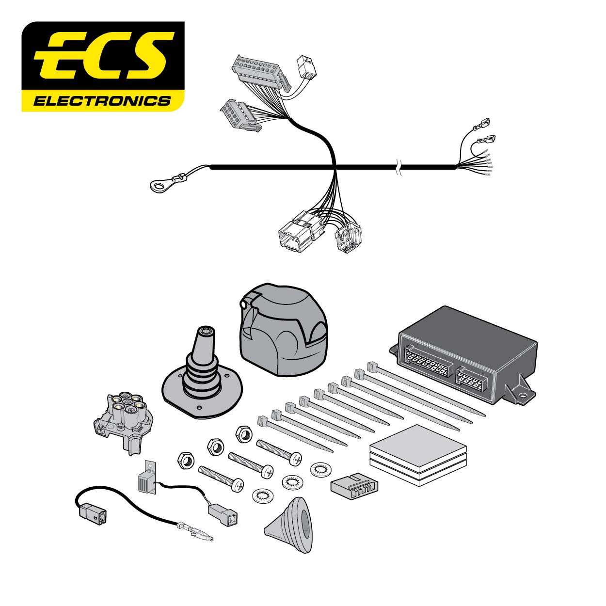 7 Pin Car Specific Wiring Harness For Nissan QASHQAI SUV 2021 - Onwards