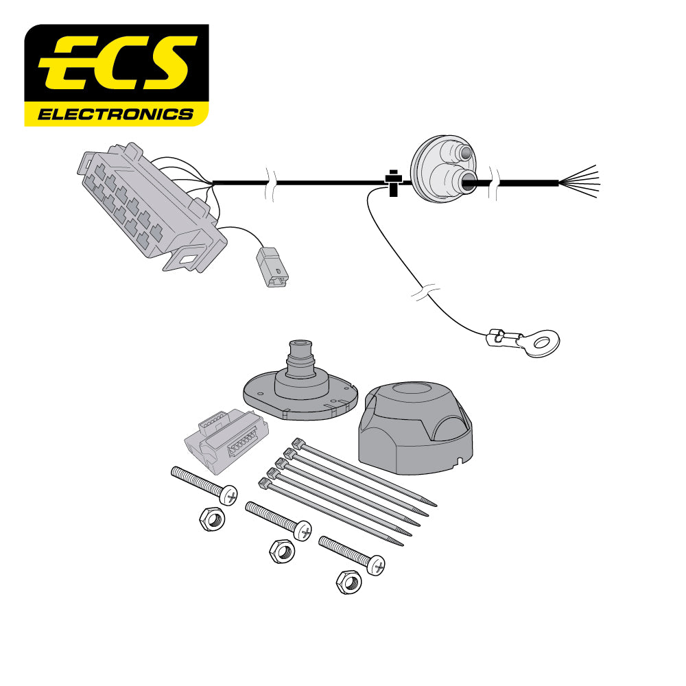 7 Pin Car Specific Wiring Harness For Vauxhall Astra 3 Door 2004 To 2009