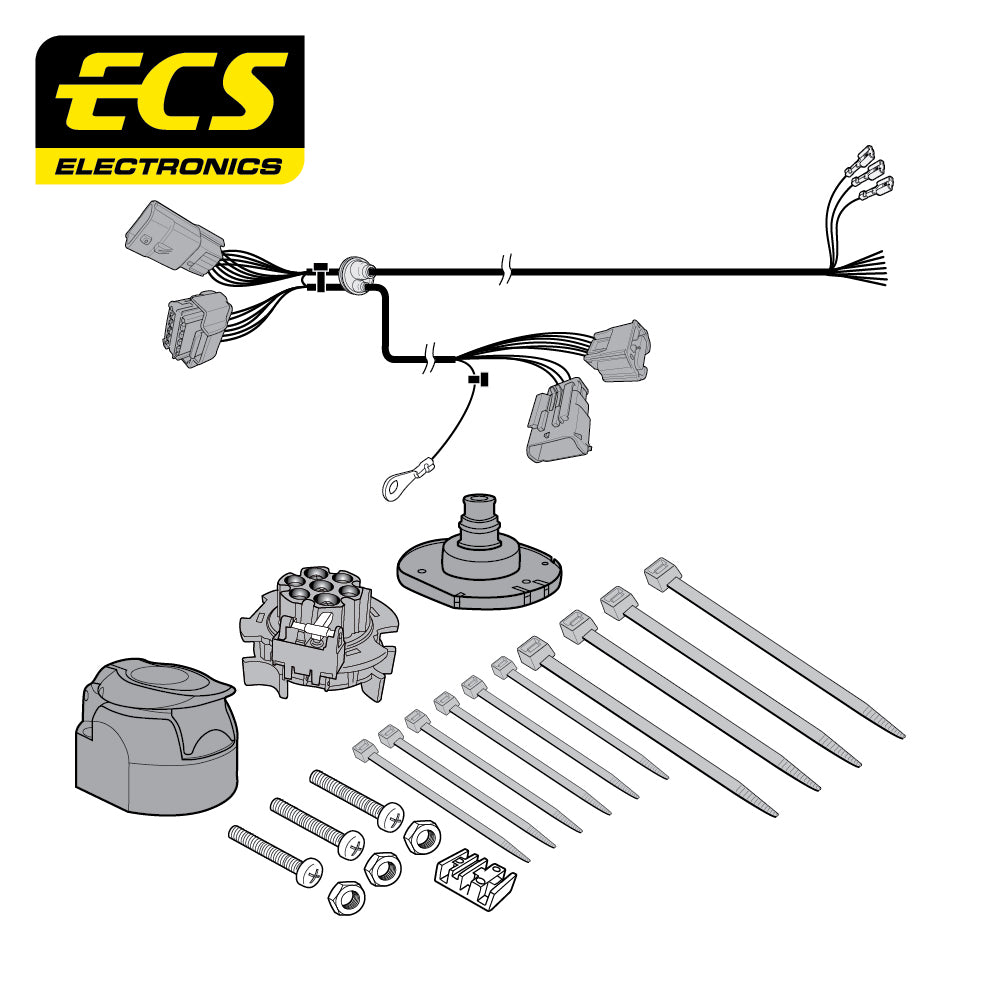 7 Pin Car Specific Wiring Harness For Nissan Primastar Van 2006 To 2014