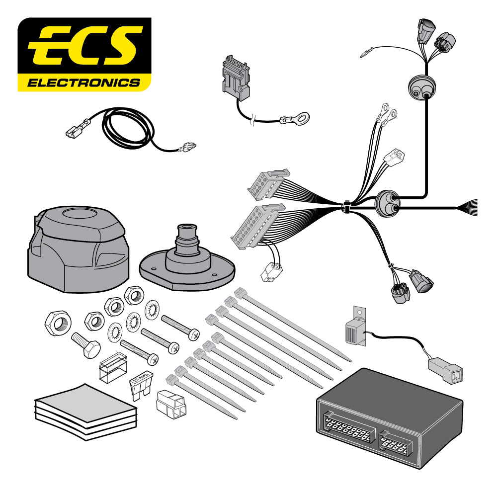 13 Pin Car Specific Wiring Harness For Vauxhall Combo Van 2012 To 15