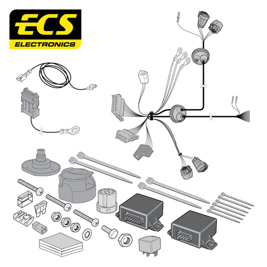 13 Pin Car Specific Wiring Harness For Fiat Doblo MPV 2016 - Onwards