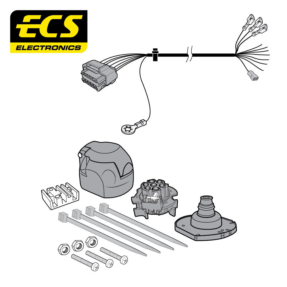 7 Pin Car Specific Wiring Harness For Renault Master Chassis Cab 2010-On