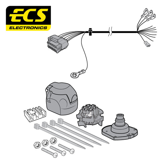 7 Pin Car Specific Wiring Harness For Renault Master Chassis Cab 2010-On