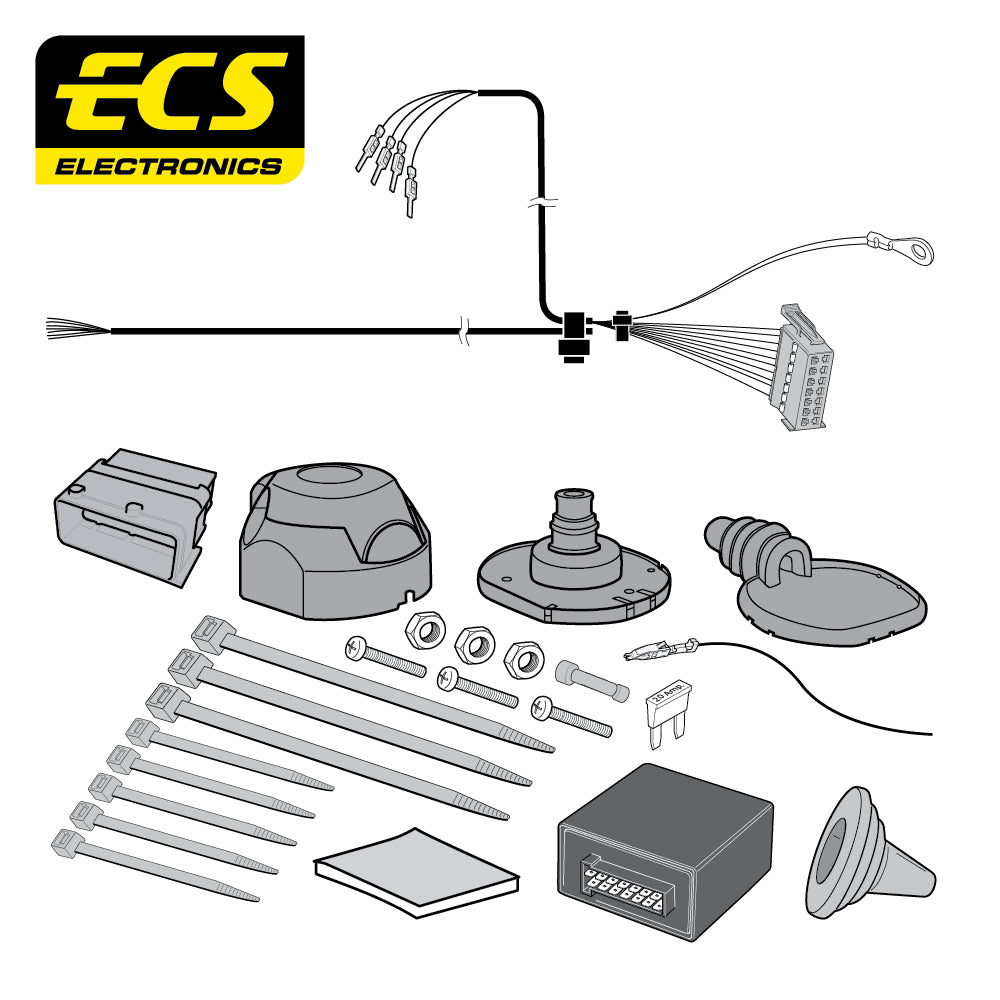 7 Pin Car Specific Wiring Harness For Peugeot 508 Estate 2011 To 2018