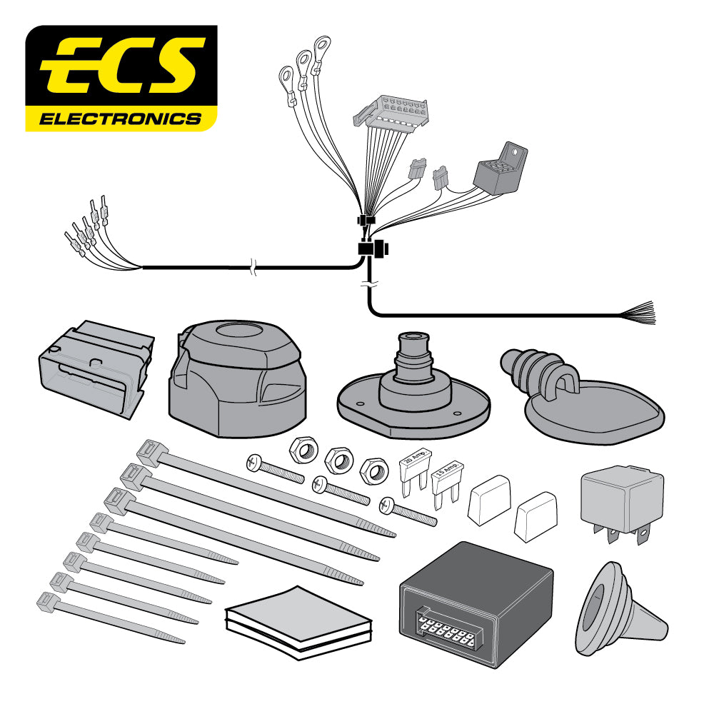 13 Pin Car Specific Wiring Harness For Peugeot 508 Saloon 2011 To 2018