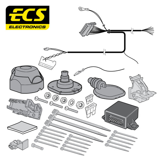 7 Pin Car Specific Wiring Harness For Peugeot 208 3 Door 2011 To 2019