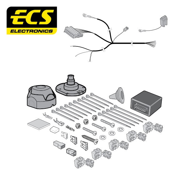 ECS 7 Pin Car Specific Towbar Wiring Kit For Toyota Pro Ace 2013-2016