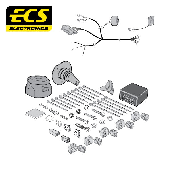 ECS 13 Pin Car Specific Towbar Wiring Kit For Citroen Berlingo Van 2008-2018