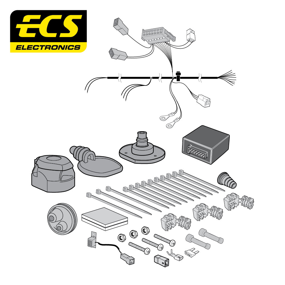 13 Pin Car Specific Wiring Harness For Renault Clio IV 5 Door 2012 To 2019