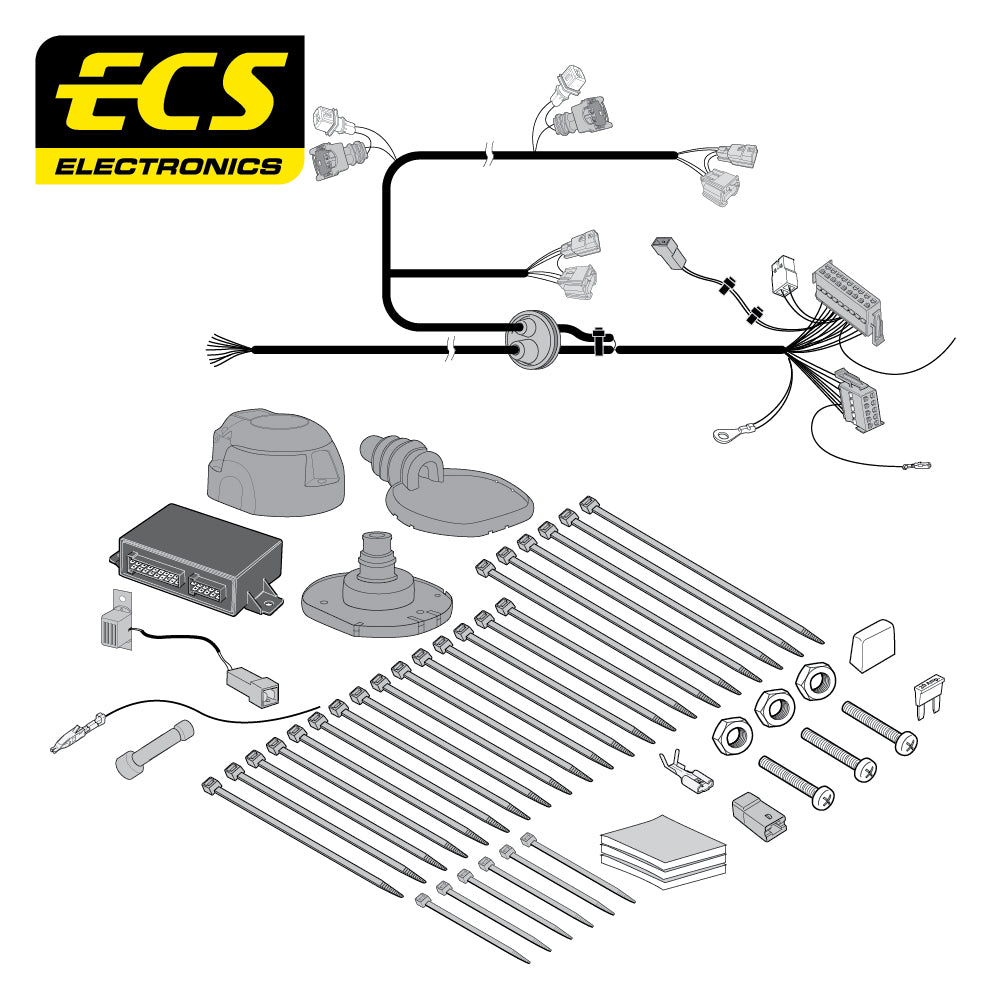 7 Pin Car Specific Wiring Harness For Renault Scenic MPV 2016 - Onwards