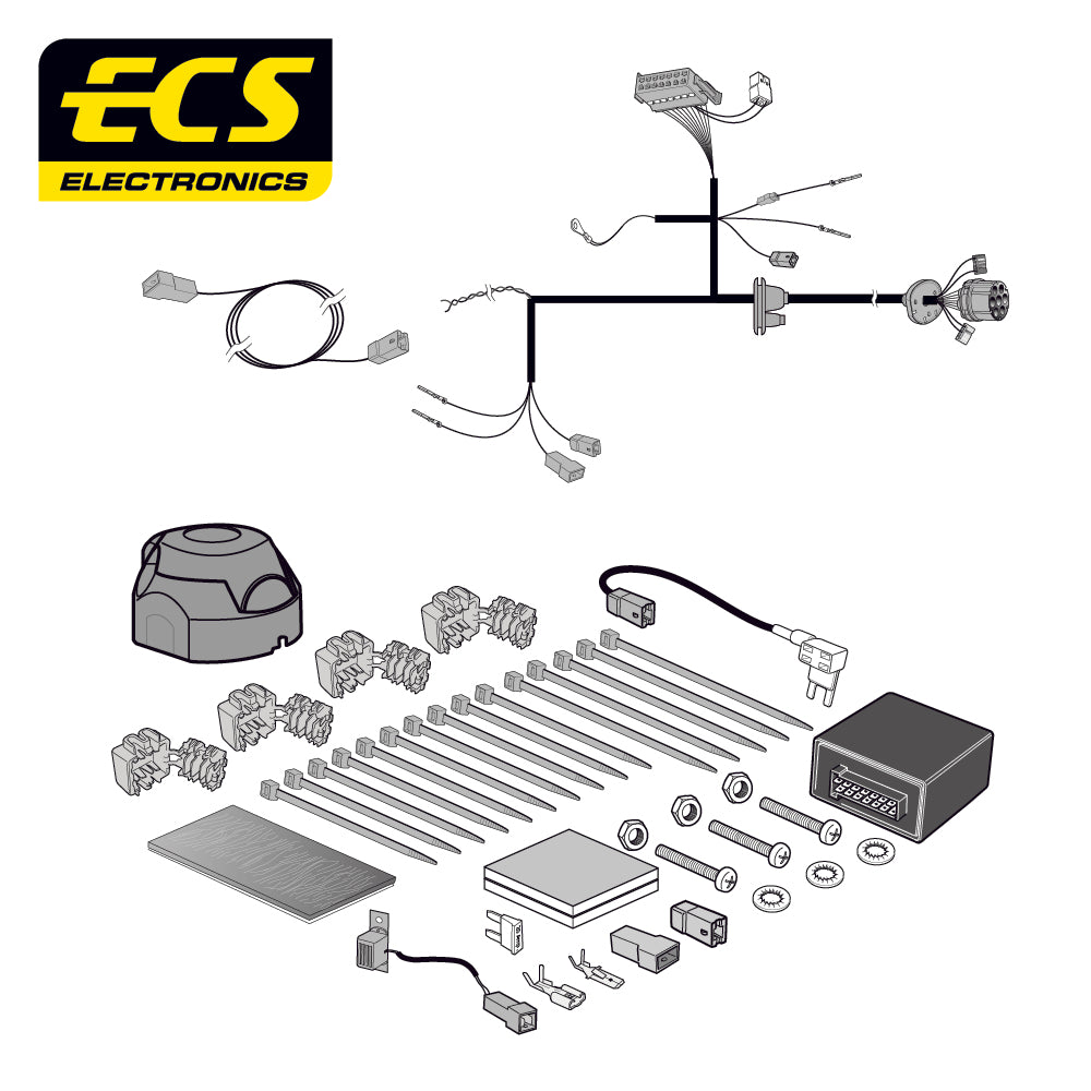 7 Pin Car Specific Wiring Harness For Renault Captur SUV 2019 - Onwards