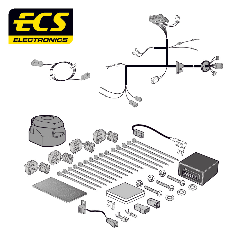 13 Pin Car Specific Wiring For Renault Clio V 5 Door Hatchback 2019-Onwards