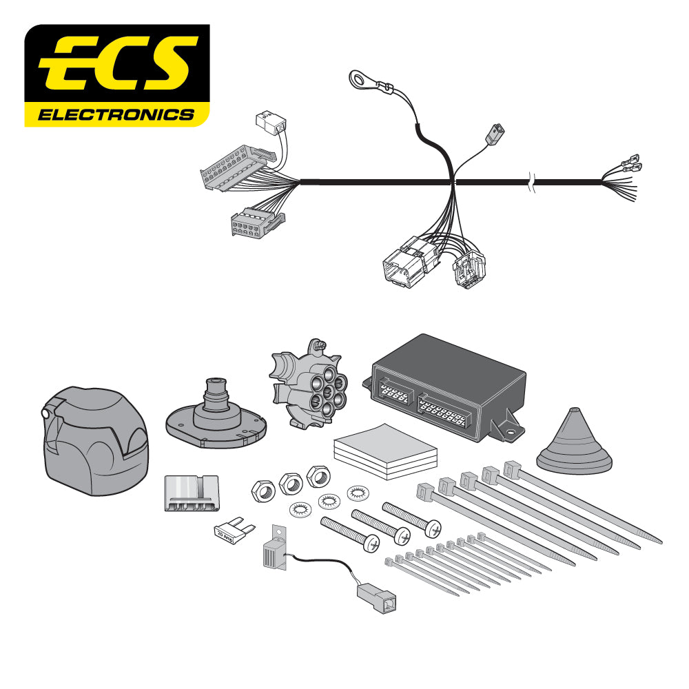 7 Pin Car Specific Wiring Harness For Renault Megane 5 Door 2020 - Onwards