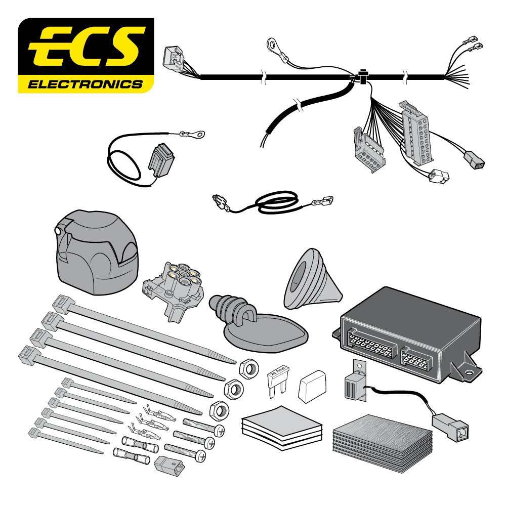 7 Pin Car Specific Wiring Harness For Subaru Legacy Outback Estate 15-Forth