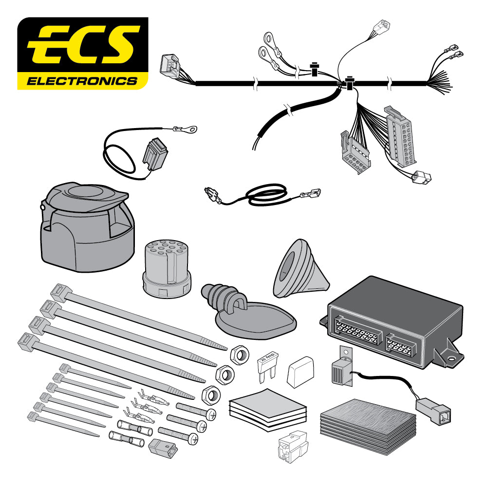 13 Pin Car Specific Wiring Harness For Subaru Forester e-Boxer Estate 19-On