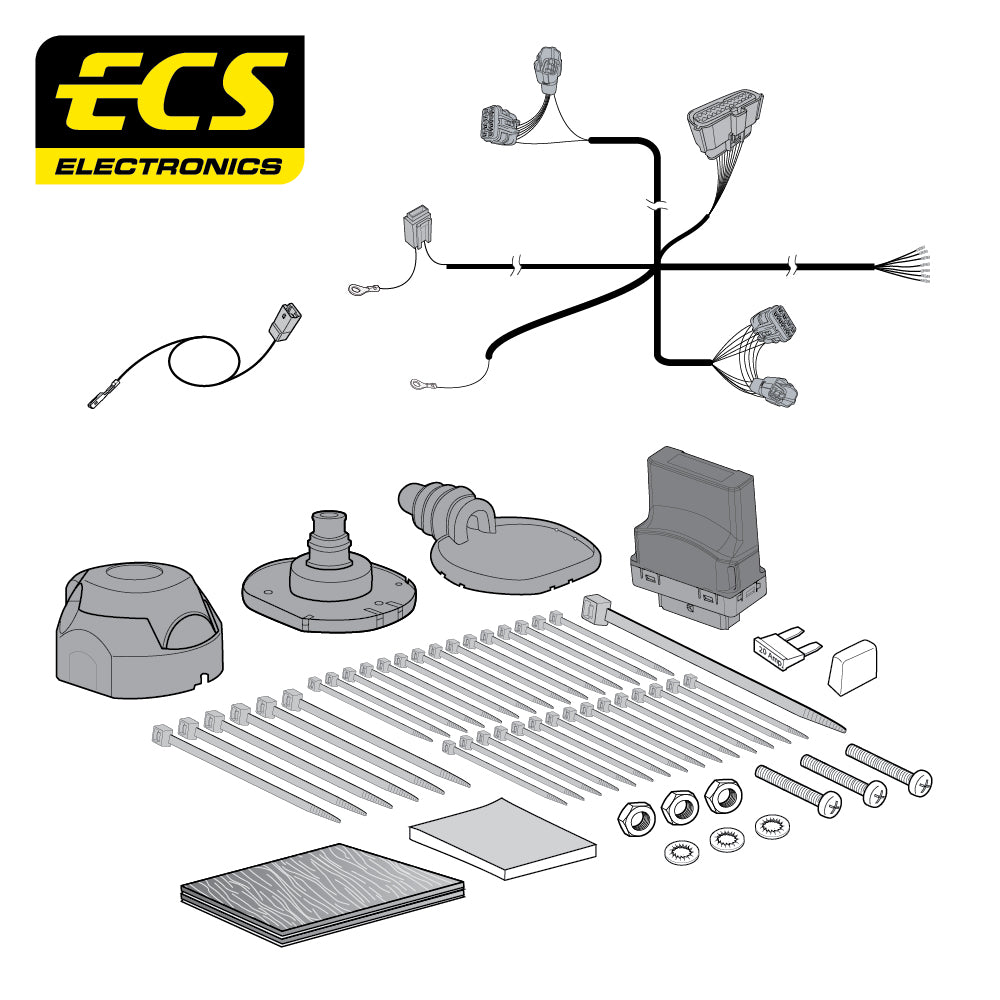 7 Pin Car Specific Wiring Harness For Maxus e Deliver 3 Van 2020 - Onwards