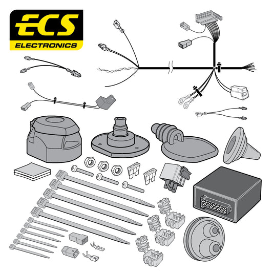 13 Pin Car Specific Wiring Harness For Seat Ibiza 3 Door 2008 To 2015