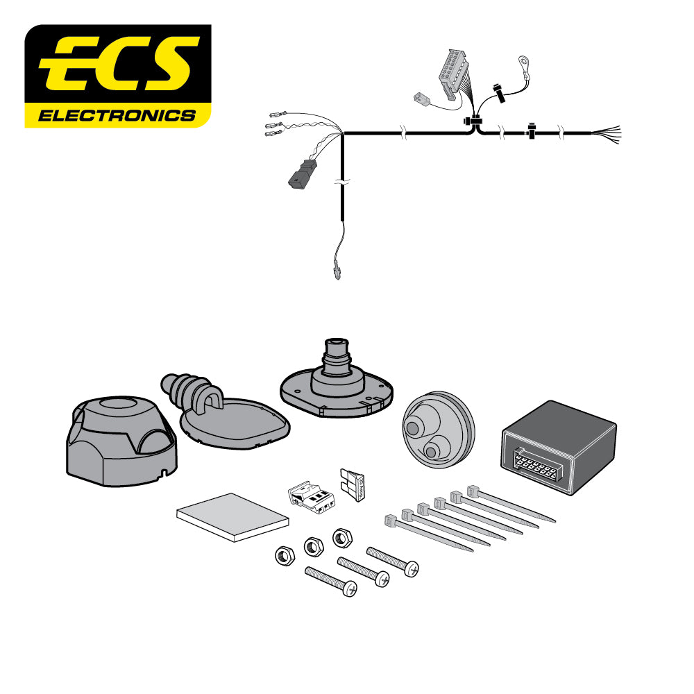 7 Pin Car Specific Wiring Harness For Seat Alhambra MPV 2010 - Onwards