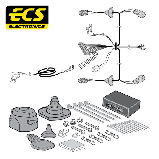 13 Pin Car Specific Wiring Harness For Ssangyong Rodius/Turismo MPV 2014-On