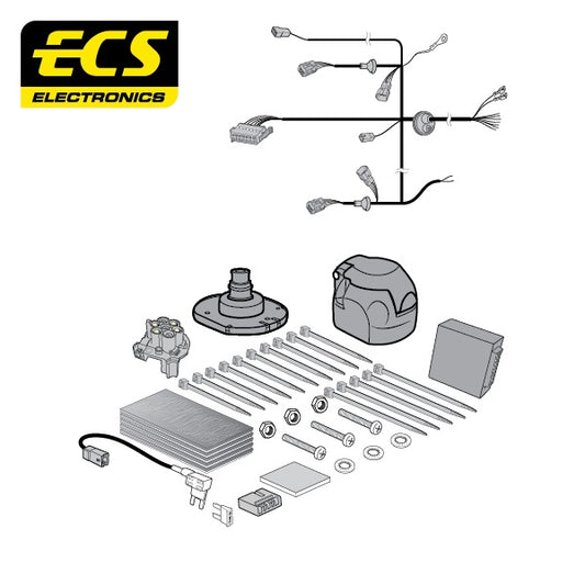 ECS 7 Pin Car Towbar Electrics Wiring Kit For Ssangyong Korando SUV 2013-2019