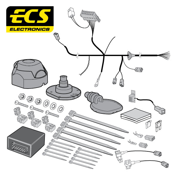 7 Pin Car Specific Wiring Harness For Ssangyong Korando SUV 2019 - Onwards