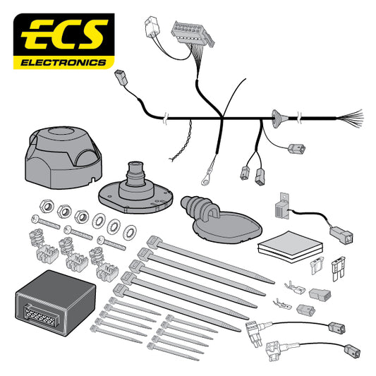 7 Pin Car Specific Wiring Harness For Ssangyong Korando SUV 2019 - Onwards