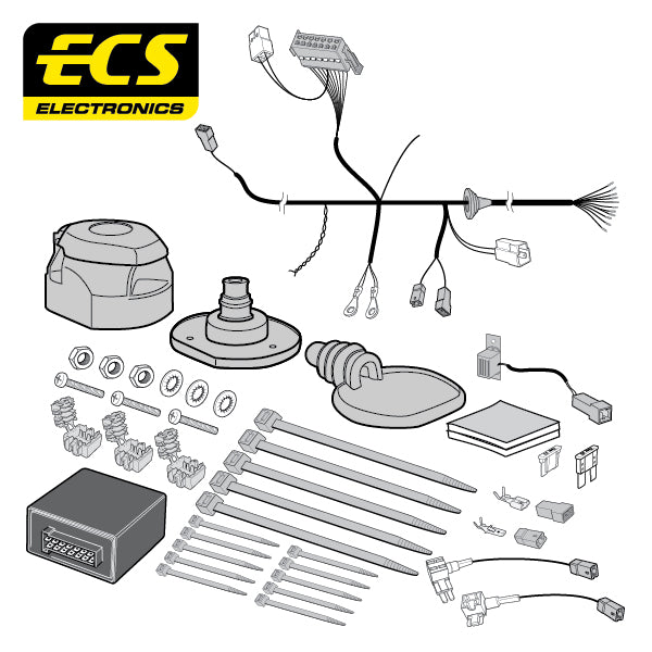 13 Pin Car Specific Wiring Harness For Ssangyong Korando SUV 2019 - Onwards