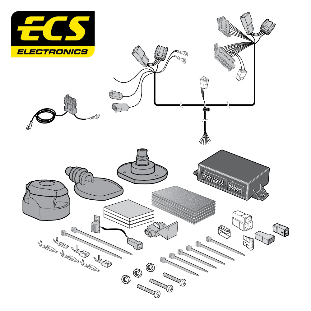 13 Pin Car Specific Wiring Harness For Toyota Auris Estate 2013 To 2019