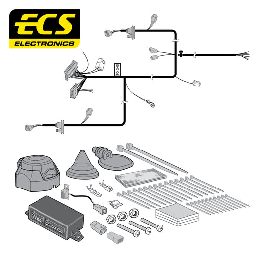 7 Pin Car Specific Wiring Harness For Toyota C-HR SUV 2016 To 2019