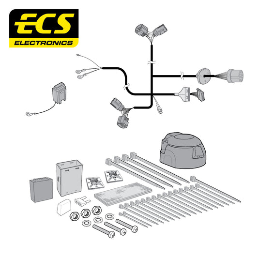 13 Pin Car Specific Wiring Harness For Toyota Hi-Lux Pick Up 2005 - Onwards