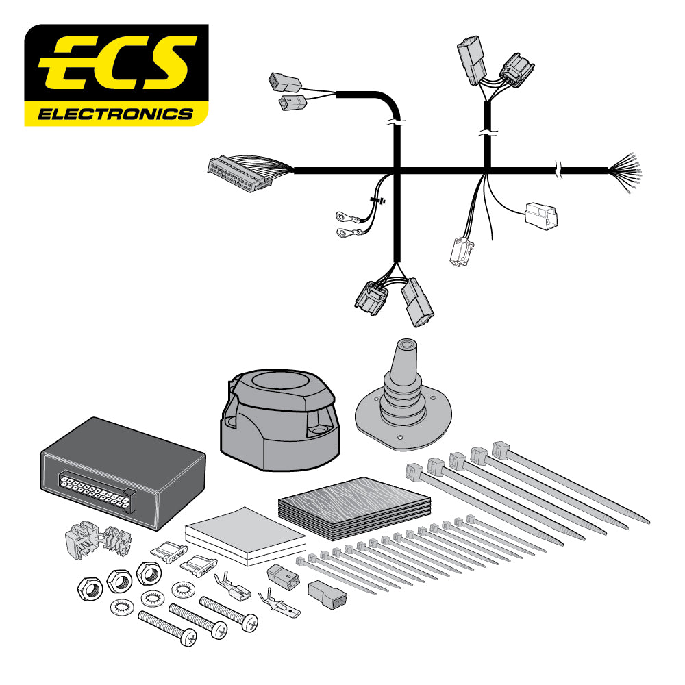 13 Pin Car Specific Wiring Harness For Lexus UX SUV 2019 - Onwards