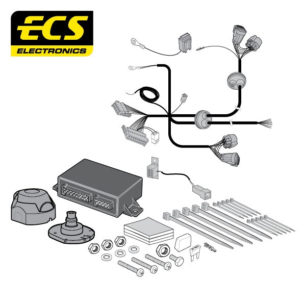 7 Pin Car Specific Wiring Harness For Fiat Doblo Van 2010 - Onwards