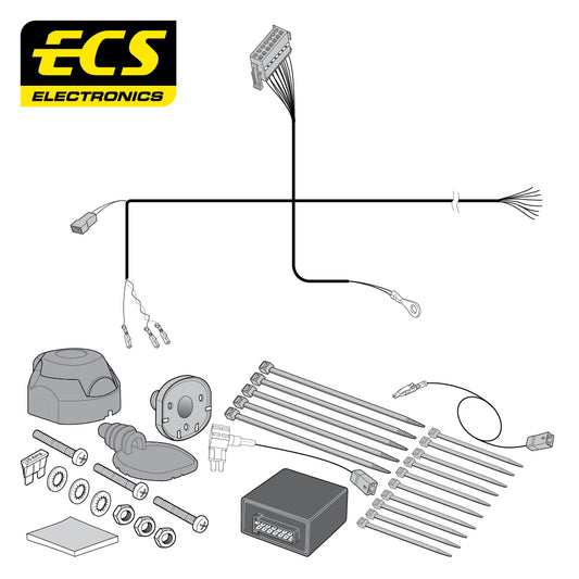 7 Pin Car Specific Wiring Harness For Vauxhall Combo Van 2018 - Onward