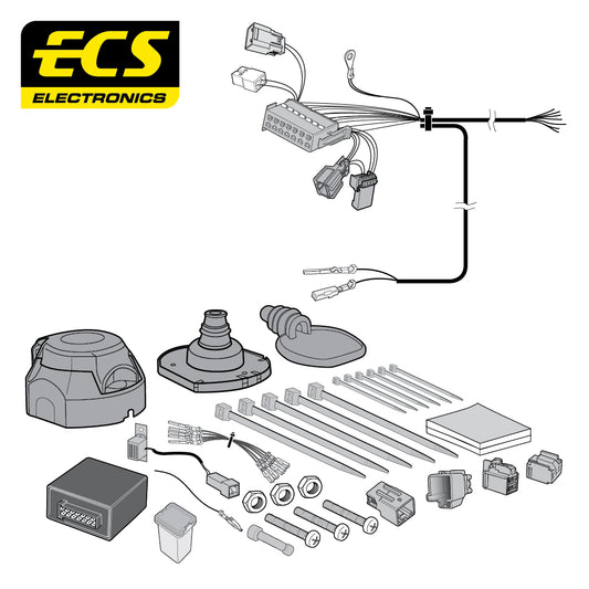 7 Pin Car Specific Wiring Harness For Volvo C30 Hatchback 2006 - Onwards