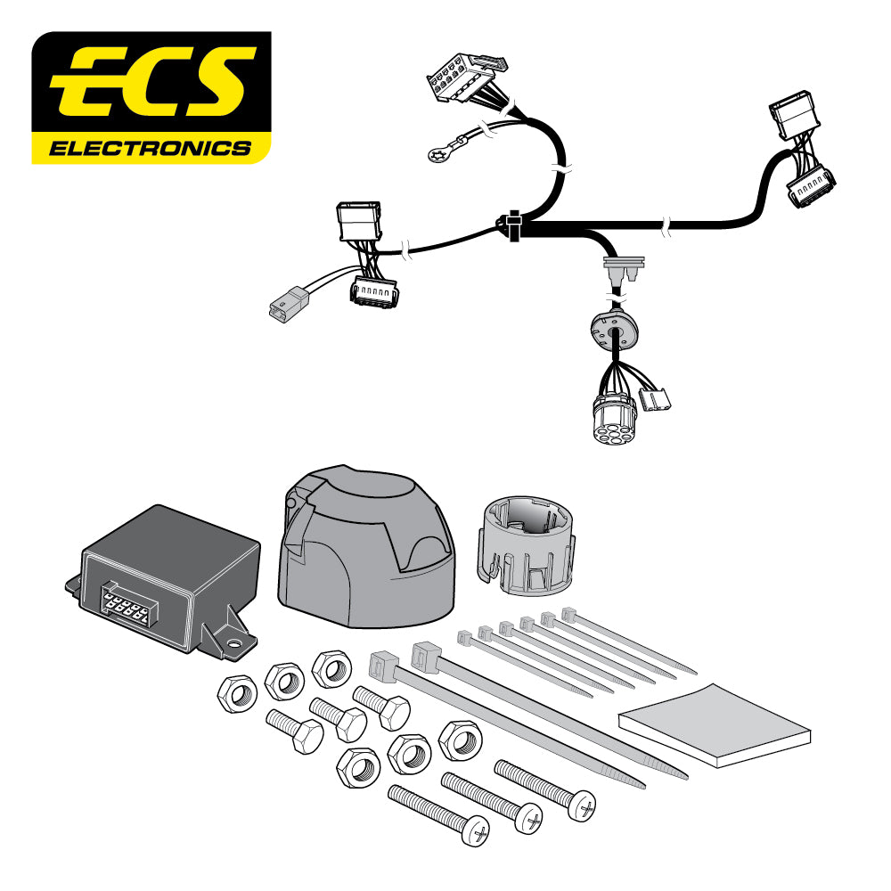 7 Pin Car Specific Wiring Harness For Volkswagen Passat Estate 2000 To 2005