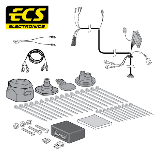 13 Pin Car Specific Wiring Harness For Volkswagen Caddy Minibus 2004 To 2020