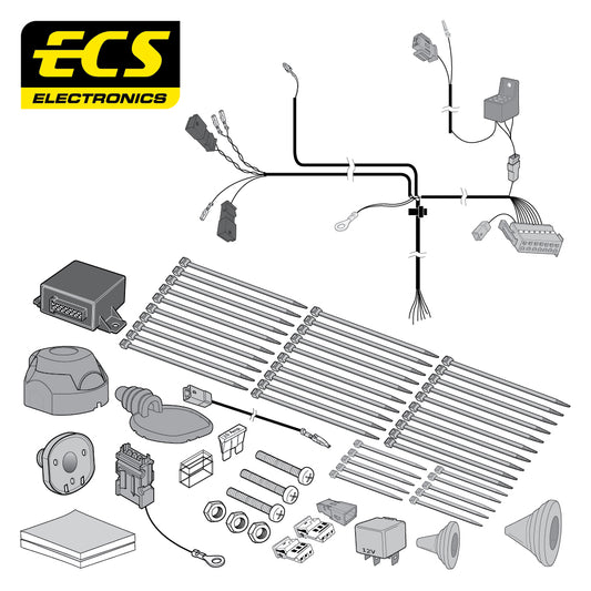 7 Pin Car Specific Wiring For VW Transporter T5 California Van 2009 To 2015