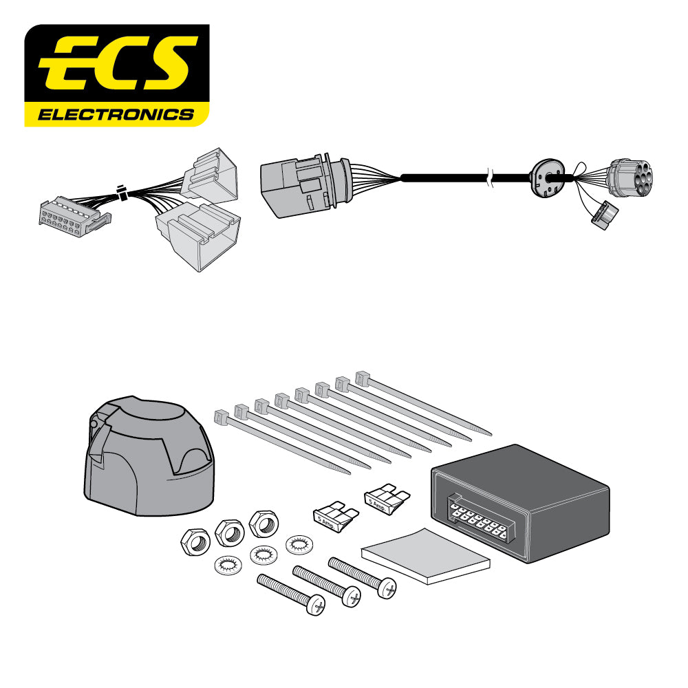 7 Pin Car Specific Wiring Harness For Volkswagen Amarok Pick Up 2011-Onwards