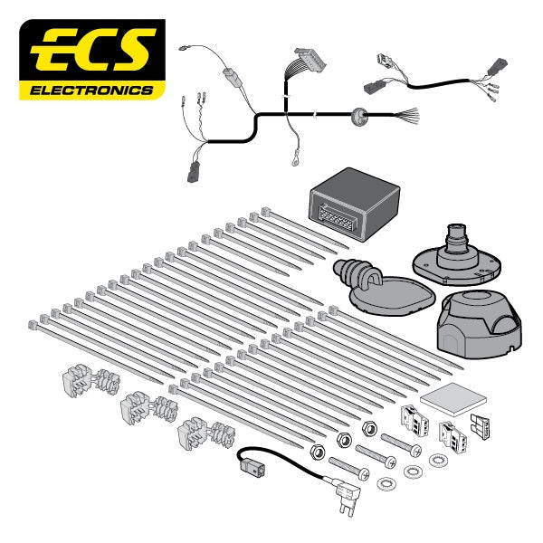 ECS 7 Pin Car Towbar Electrics Wiring For Ford Tourneo Connect III MPV 2022-On