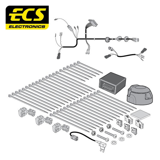 ECS 13 Pin Car Towbar Electric Wiring Kit For Volkswagen Caddy V Van 2020-On