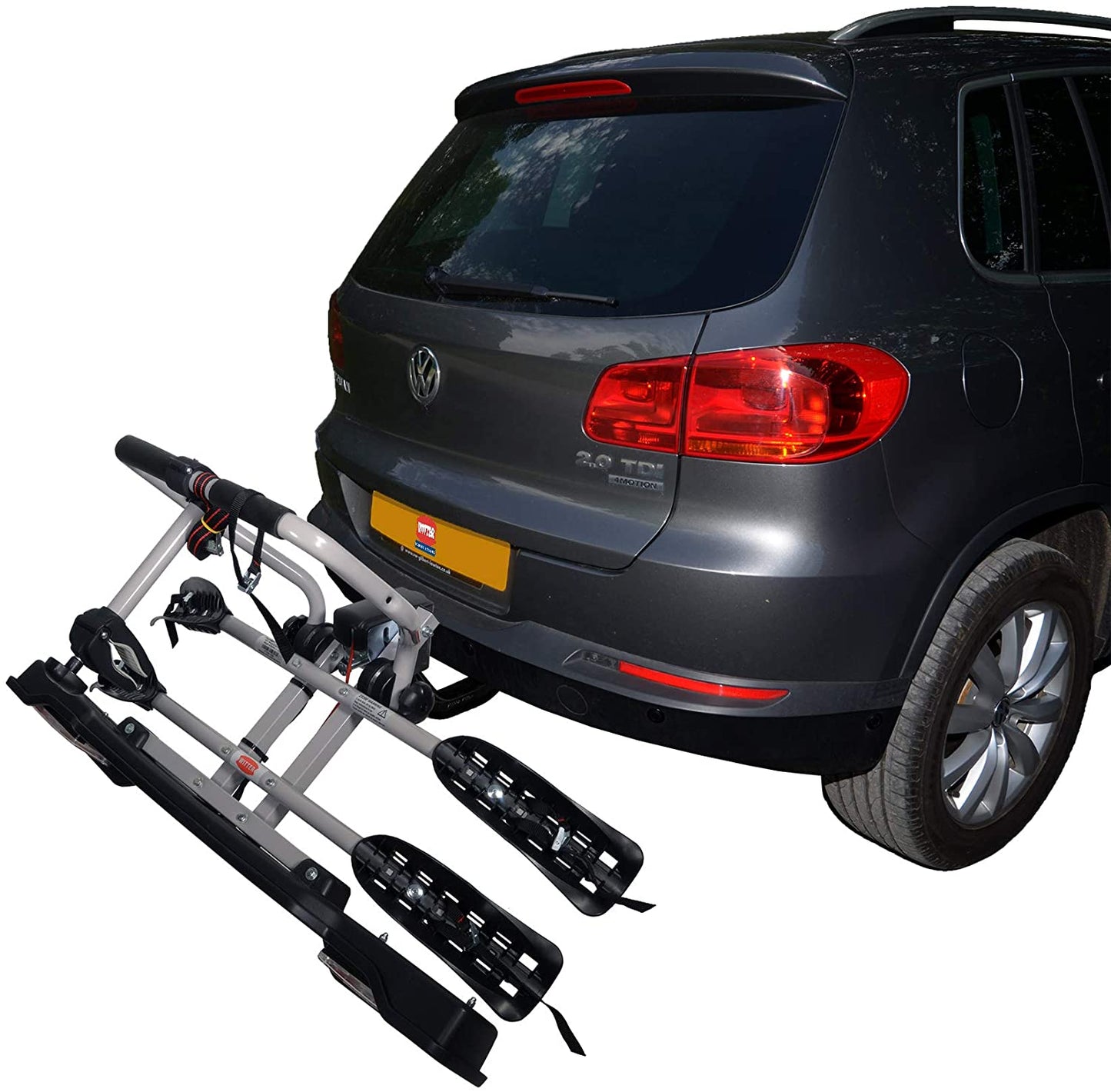 Witter Towbars ZX202 Bicycle Bolt-On Towball Mounted Carrier 2 Bikes Load 34kg