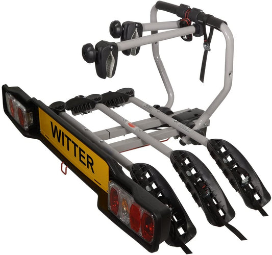 Witter Towbars ZX203 Bicycle Bolt-On Towball Mounted Carrier 3 Bikes Load 51kg