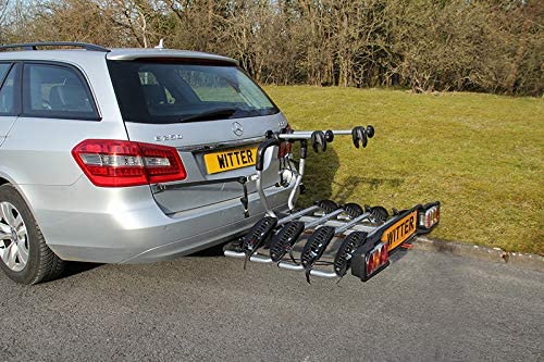 Witter Towbars ZX204 Bicyle Bolt-On Towball Mounted Carrier 4 Bikes Load 60kg