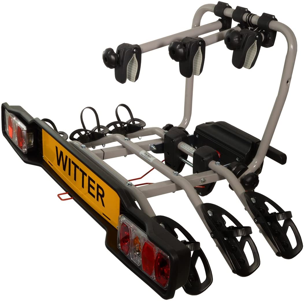 Witter Towbars ZX303 Clamp-On Towball Mounted 3 Bike Cycle Carrier Max Load 51kg